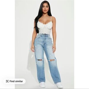 Mom jeans straight legged NEW✨ FASHIONNOVA